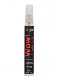 Оральный спрей ORGIE Wow! Strawberry Ice Blowjob Spray с охлаждающим и возбуждающим эффектом - 10 мл. - ORGIE - купить с доставкой в Тамбове