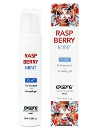 Возбуждающий гель Raspberry Mint с ароматом малины и мяты - 15 мл. - Exsens - купить с доставкой в Тамбове