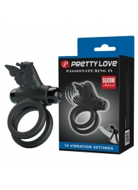 Черное эрекционное виброкольцо Passionate Ring IX - Baile - в Тамбове купить с доставкой
