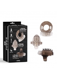 Набор из 3 дымчатых эрекционных колец с вибрацией Teasers Ring Kit - Chisa - в Тамбове купить с доставкой