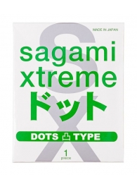 Презерватив Sagami Xtreme Type-E с точками - 1 шт. - Sagami - купить с доставкой в Тамбове