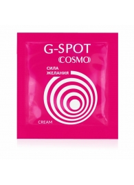 Стимулирующий интимный крем для женщин Cosmo G-spot - 2 гр. - Биоритм - купить с доставкой в Тамбове