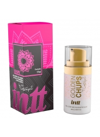 Возбуждающий гель Golden Chups с малиновым ароматом - 17 мл. - INTT - купить с доставкой в Тамбове