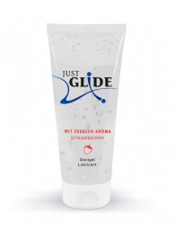 Лубрикант на водной основе Just Glide Strawberry с ароматом клубники - 200 мл. - Orion - купить с доставкой в Тамбове