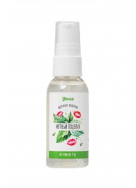 Съедобная гель-смазка Yovee «Мятный поцелуй» с Д-пантенолом и вкусом мяты - 50 мл. - ToyFa - купить с доставкой в Тамбове