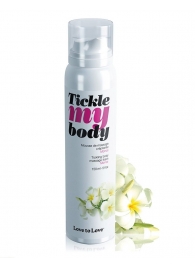 Массажная хрустящая пенка Tickle My Body Monoi с ароматом моной - 150 мл. - Love to Love - купить с доставкой в Тамбове