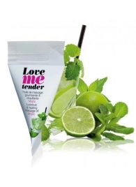 Съедобное согревающее массажное масло Love Me Tender Mojito с ароматом мохито - 10 мл. - Love to Love - купить с доставкой в Тамбове