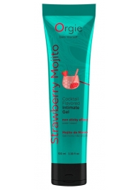 Съедобный интимный гель Orgie Lube Tube Cocktail Strawberry Mojito - 100 мл. - ORGIE - купить с доставкой в Тамбове