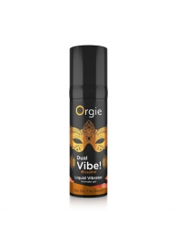 Съедобный гель Dual Vibe Sex On The Beach с эффектом вибрации и вкусом коктейля «секс на пляже» - 15 мл. - ORGIE - купить с доставкой в Тамбове