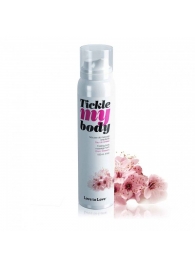 Массажная хрустящая пенка Tickle My Body Cherry Blossom с ароматом вишневого цвета - 150 мл. - Love to Love - купить с доставкой в Тамбове