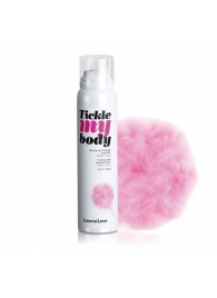 Массажная хрустящая пенка Tickle My Body Cotton Candy с ароматом сладкой ваты - 150 мл. - Love to Love - купить с доставкой в Тамбове