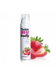 Массажная хрустящая пенка Tickle My Body Strawberry с ароматом клубники - 150 мл. - Love to Love - купить с доставкой в Тамбове