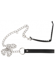 Зажим для половых губ с поводком Pussy Clamp With A Leash - Orion - купить с доставкой в Тамбове