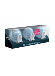 Набор из 3 мастурбаторов-яиц Satisfyer Savage - Satisfyer - в Тамбове купить с доставкой