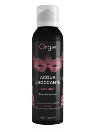 Хрустящая пенка для массажа Orgie Acqua Croccante Sakura с ароматом сакуры - 150 мл. - ORGIE - купить с доставкой в Тамбове