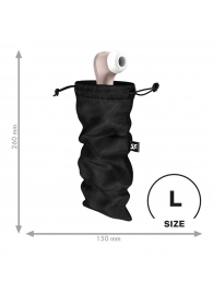 Черный мешочек для хранения игрушек Treasure Bag L - Satisfyer - купить с доставкой в Тамбове