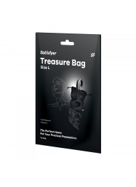 Черный мешочек для хранения игрушек Treasure Bag L - Satisfyer - купить с доставкой в Тамбове