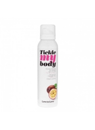 Массажная хрустящая пенка Tickle my body с ароматом маракуйи - 150 мл. - Love to Love - купить с доставкой в Тамбове