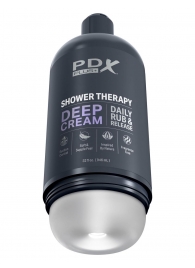 Мастурбатор в бутылке Shower Therapy Deep Cream - Pipedream - в Тамбове купить с доставкой