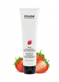 Лубрикант на водной основе Nuei Inlube с алоэ вера и ароматом клубники - 100 мл. - Nuei cosmetics - купить с доставкой в Тамбове