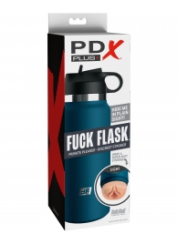 Мастурбатор-вагина в синей колбе F*ck Flask - Pipedream - в Тамбове купить с доставкой