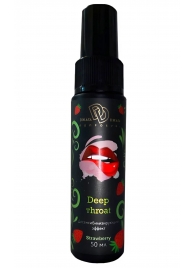 Спрей для горла Deep Throat с десенсибилизирующим эффектом и вкусом клубники - 50 мл. - БиоМед - купить с доставкой в Тамбове