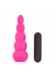 Розовая анальная ёлочка с вибропулей Lance Pro - 13,8 см. - Adrien Lastic в Тамбове Розовая анальная ёлочка с вибропулей Lance Pro - 13,8 см. - Adrien Lastic
