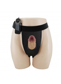 Полый вибрострапон на регулируемых трусиках Draven - 17,5 см. - Baile - купить с доставкой в Тамбове