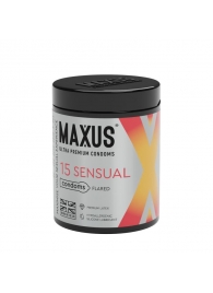 Анатомические презервативы MAXUS Sensual - 15 шт. - Maxus - купить с доставкой в Тамбове