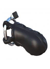 Черный замок верности Extreme Silicone Cock Blocker - Pipedream - купить с доставкой в Тамбове
