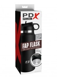 Черный мастурбатор в виде бутылки Fap Flask - Pipedream - в Тамбове купить с доставкой