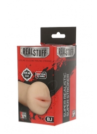Нежный мастурбатор-ротик REALSTUFF 5INCH MASTURBATOR BJ - Dream Toys - в Тамбове купить с доставкой