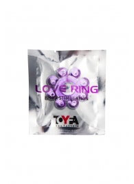 Мягкая фиолетовая гелевая насадка - Toyfa Basic - в Тамбове купить с доставкой