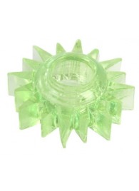 Зеленое эрекционное кольцо-солнце - Toyfa Basic - в Тамбове купить с доставкой