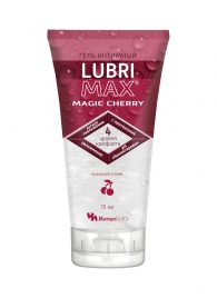 Интимный гель-смазка на водной основе Lubrimax Magic Cherry - 75 мл. - ИнтелБИО - купить с доставкой в Тамбове