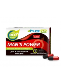 Возбуждающее средство Man’s power - 10 капсул (+1 в подарок) - SuperCaps - купить с доставкой в Тамбове