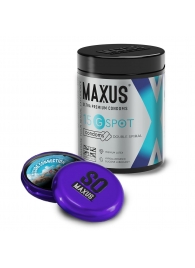 Гладкие презервативы Maxus G spot с двойной спиралью - 15 шт. - Maxus - купить с доставкой в Тамбове