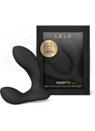 Черный вибростимулятор простаты Hugo 2 - Lelo - в Тамбове купить с доставкой