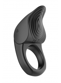Черное эрекционное виброкольцо Vibro Lust Ring - MALESATION - в Тамбове купить с доставкой
