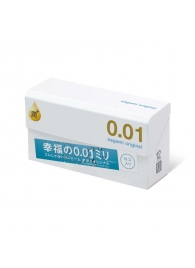 Увлажнённые презервативы Sagami Original 0.01 Extra Lub - 12 шт. - Sagami - купить с доставкой в Тамбове
