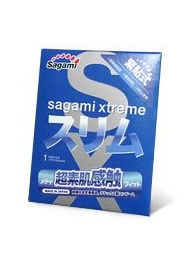 Презерватив Sagami Xtreme FEEL FIT 3D - 1 шт. - Sagami - купить с доставкой в Тамбове