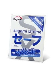 Презерватив Sagami Xtreme Ultrasafe с двойным количеством смазки - 1 шт. - Sagami - купить с доставкой в Тамбове