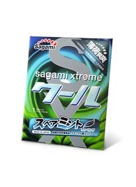 Презерватив Sagami Xtreme Mint с ароматом мяты - 1 шт. - Sagami - купить с доставкой в Тамбове