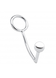 Кольцо на пенис с анальным стимулятором Stainless Steel Anal Hook   Cock Ring - BlueLine - в Тамбове купить с доставкой
