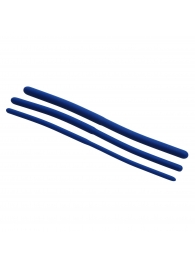 Набор из 3 синих силиконовых уретральных расширителей Invasion Silicone Urethral Sound Trainer Set - XR Brands - купить с доставкой в Тамбове