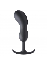 Черный массажер простаты с утяжелителями Premium Silicone Weighted Prostate Plug XL - 20,8 см. - XR Brands - в Тамбове купить с доставкой