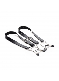 Ремни с зажимами для половых губ Spread Labia Spreader Straps with Clamps - XR Brands - купить с доставкой в Тамбове