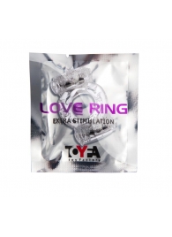 Прозрачное виброкольцо с двумя вибропульками - Toyfa Basic - в Тамбове купить с доставкой