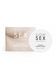 Массажная свеча для всего тела Slow Sex - 50 гр. - Bijoux Indiscrets - купить с доставкой в Тамбове