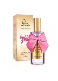 Разогревающее массажное масло Light My Fire Bubble Gum с ароматом бабл-гам - 100 мл. - Bijoux Indiscrets - купить с доставкой в Тамбове